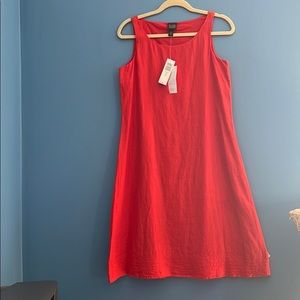 EILEEN FISHER RED LINEN DRESS - New! W Tags!!